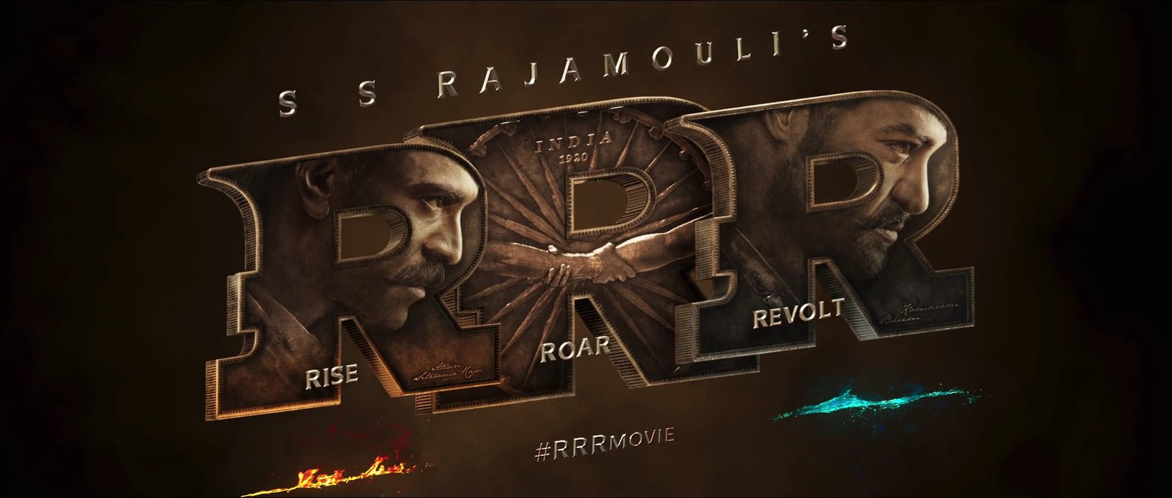 RRR Glimpse - NTR, Ram Charan, Ajay Devgn, Alia Bhatt _ SS Rajamouli _ 7 Jan 2022