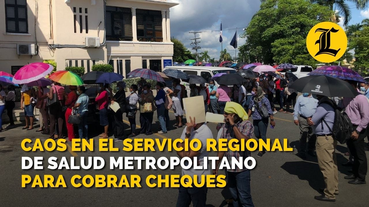 Caos en el Servicio Regional de Salud Metropolitano para cobrar cheques