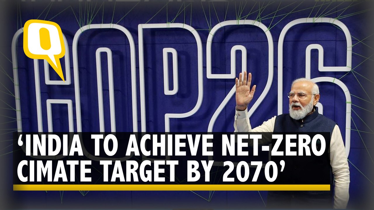 India to Achieve Net-Zero Climate Target by 2070: PM Modi at COP26 Summit