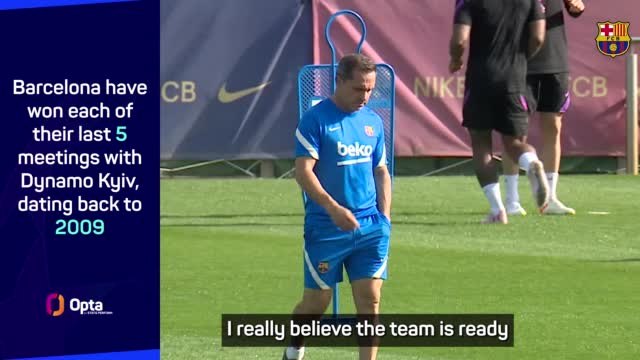 Barjuan 'honoured' to represent Barca ahead of crucial UCL clash