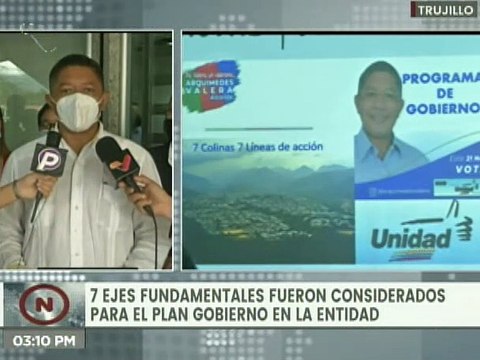 Candidato Arquímedes Valera presentó Plan de Gobierno a la alcaldía del Mupio. Valera, Edo. Trujillo