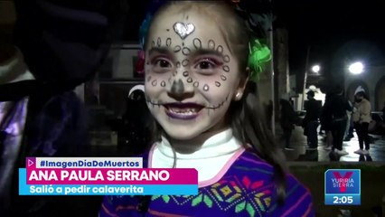 Tras casi dos años de pandemia, niños salen a pedir calaverita