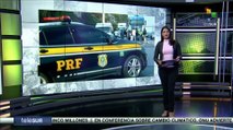 Sindicatos de camioneros realizan jornada de paro nacional en Brasil