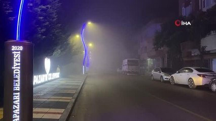 Sakarya sis içinde kaldı, görüş mesafesi 5 metreye kadar düştü