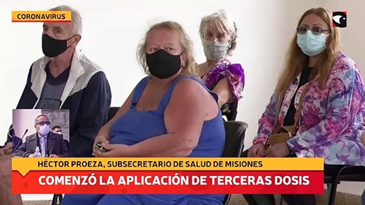 Comenzó la aplicación de terceras dosis de la vacuna contra el covid corto