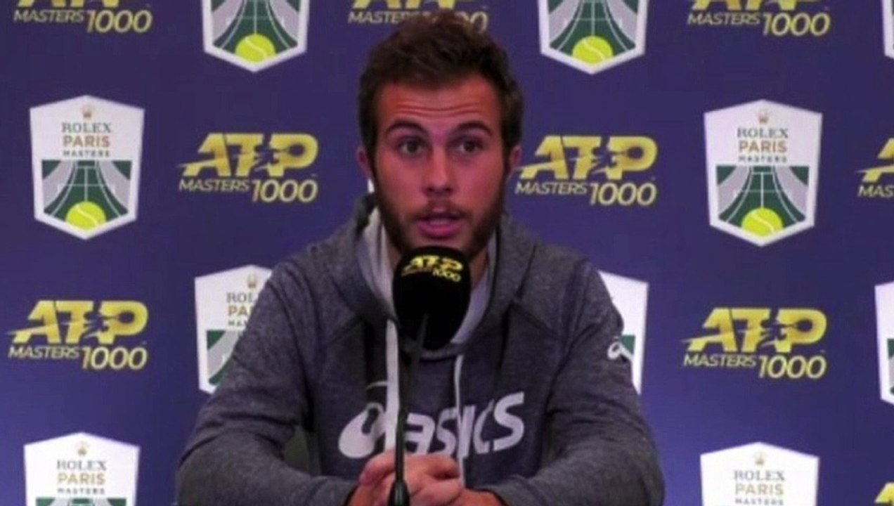 ATP - Rolex Paris Masters 2021 - Hugo Gaston : " Je fais un bon tournoi pour l'instant, mais j'espère ne pas m'arrêter là"