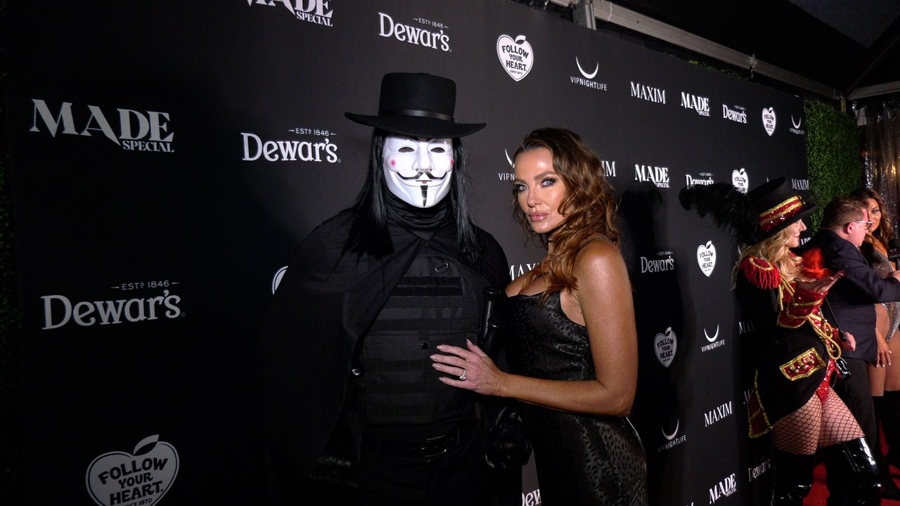 Tito Ortiz, Amber Nichole Miller 2021 Maxim Halloween Party Red Carpet