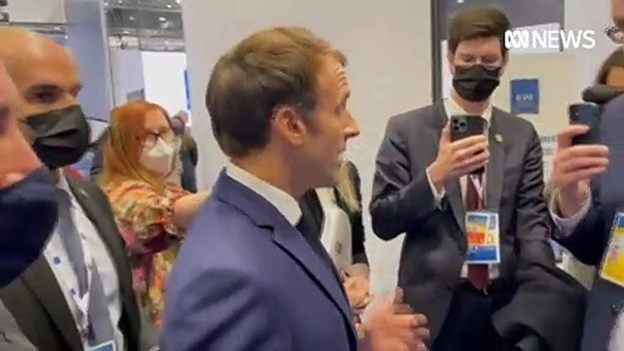 Text messages between leaders leaked in submarine spat