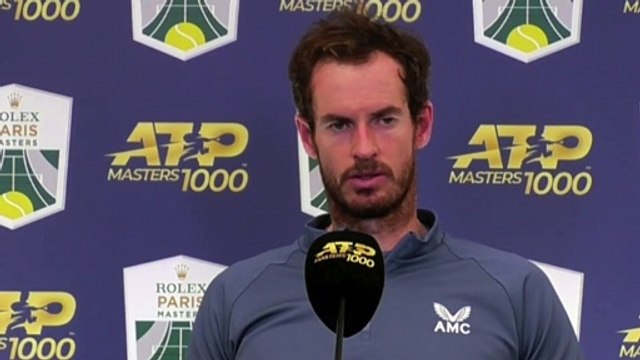 ATP - Rolex Paris Masters 2021 - Andy Murray : I'm still going to try to have a real break because I've played a lot of tennis recently