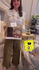 وذ نكهة  تزور أميرة الناصر في منزلها بعد ولادة ابنتها رهف