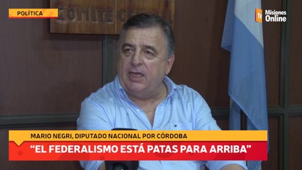 “El federalismo está patas para arriba”