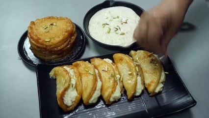 मालपुआ और रबड़ी - त्यौहार स्पेशल । Atta Malpua Rabdi banane ki vidhi | Rabri Malpua with wheat flour