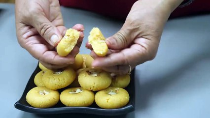 बेसन पेड़ा बनाईये, 3 आसान स्टेप्स में । Easy way to make Besan Peda | Besan ka Peda kaise banaye