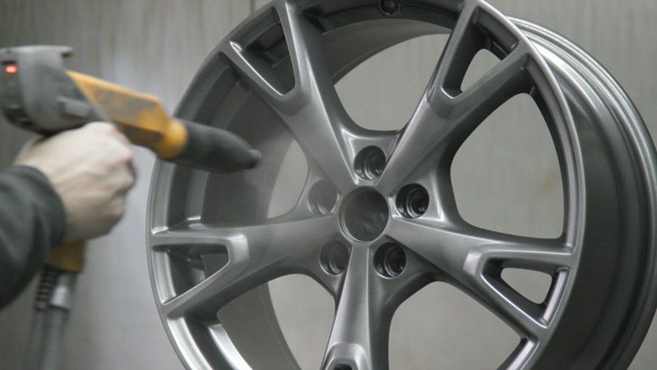 How wheels are professionally powder-coated