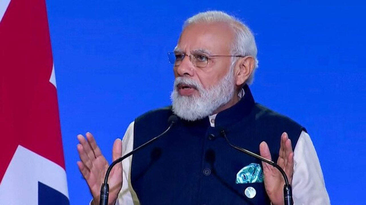 What are five commitments PM Modi made at COP26 Summit?