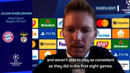 Nagelsmann expecting improved Benfica