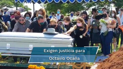 Luego de sepultar a su hijo,  padre de Octavio Ocaña buscará  justicia
