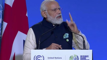 PM Modi presents mega formula for climate change at Glasgow