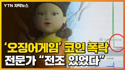 [자막뉴스] 오징어게임 코인 5분 만에 '0달러' 폭락..."전조 있었다" / YTN