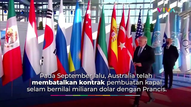 Presiden Prancis Sebut Perdana Menteri Australia Penipu