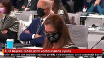 ABD Başkanı Biden, iklim konferansında uyudu