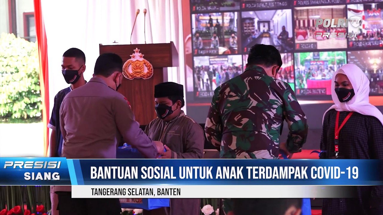 Kapolri Hadiri Psikososial SSDM Polri untuk Anak-anak Korban Covid-19