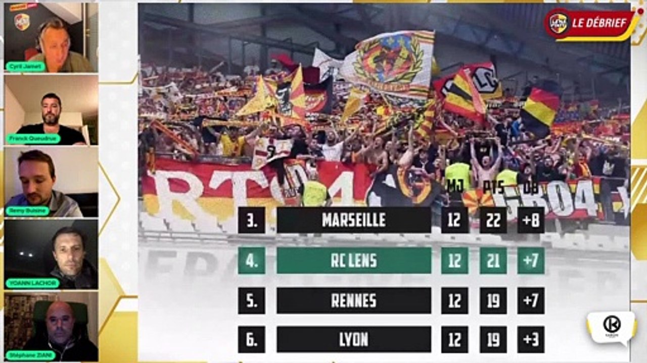 OL RC LENS BEAUCOUP DE FRUSTRATION