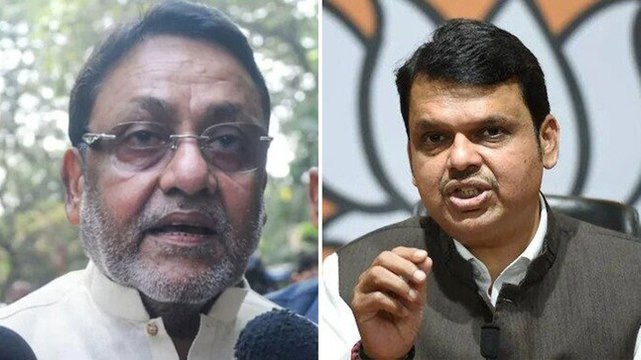 War of words erupts between Nawab Malik and Devendra Fadnavis over drug link allegations