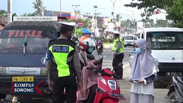 Antisipasi Meningkatnya Kasus Kriminal, Polres Sorong Razia Kendaraan