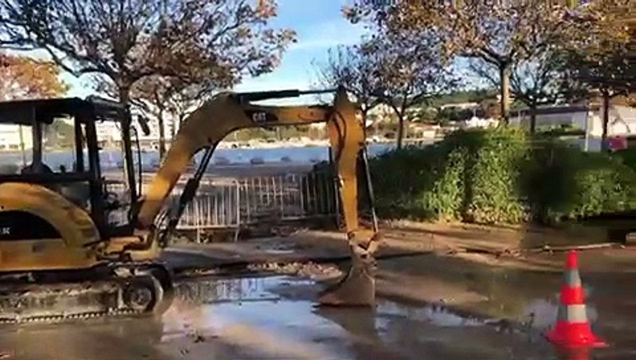 Martigues: les premières images de la coupure d’eau