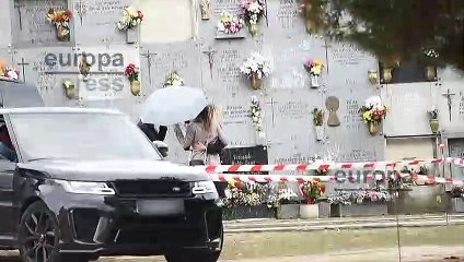 Entierro del abuelo de Edurne que ha fallecido a los 86 años