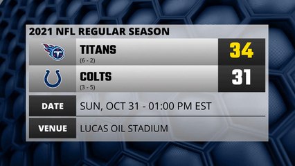 Titans @ Colts Game Recap for SUN, OCT 31 - 01:00 PM EST