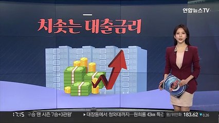 [그래픽뉴스] 치솟는 대출금리