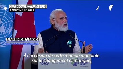 L'Inde atteindra la neutralité carbone en 2070, annonce Modi