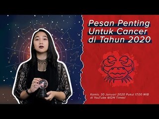 Pesan Penting Untuk Zodiak Cancer di Tahun 2020 #CurhatLewatTarot
