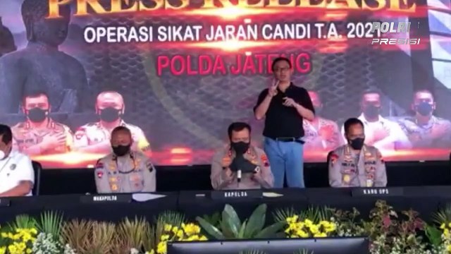 Operasi Sikat Jaran Candi 2021, Polda Jateng Amankan 325 Tersangka