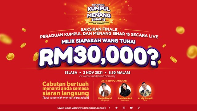 [LIVE] Finale Peraduan Kumpul Dan Menang Sinar 15