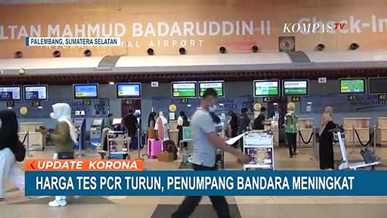 Harga PCR Turun, Penumpang Bandara Sultan Mahmud Badaruddin II Meningkat