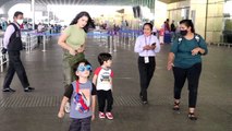 Sunny Leone के बच्चों ने एयरपोर्ट पर की जमकर मस्ती; Watch video | FilmiBeat