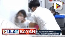 Taguig LGU, nagsagawa ng dry run para sa pediatric vaccination ng mga walang comorbidity