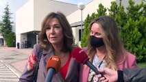 Ana Rosa Quintana atiende a la prensa tras anunciar que padece cáncer de mama