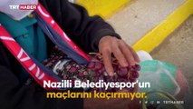 Nazilli Belediyesporlu futbolcuya ''nine-dede'' desteği