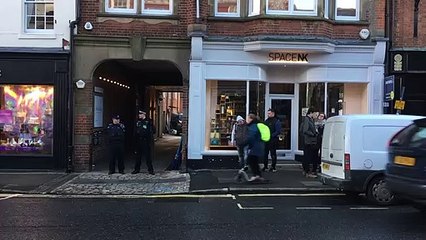 Unexploded bomb scare in Farnham town centre