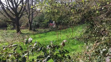 Watch the moment a tractor driver runs down his neighbour in Churt (WARNING_ CONTAINS SWEARING)