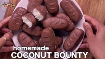 bounty chocolate recipe | bounty bar recipe | chocolate coconut bars