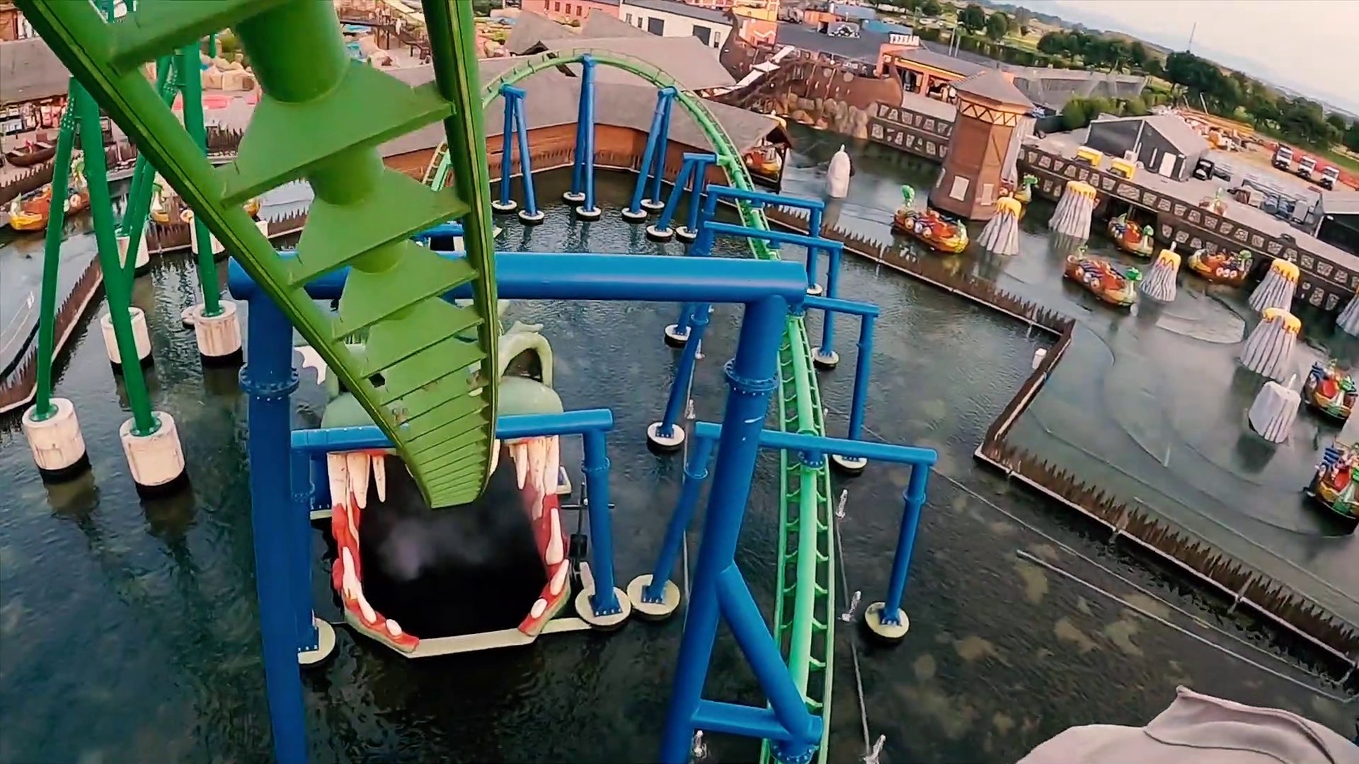 Dragon Roller Coaster (Energylandia Theme Park - Zator, Poland) - 4K Roller  Coaster POV Video - video Dailymotion