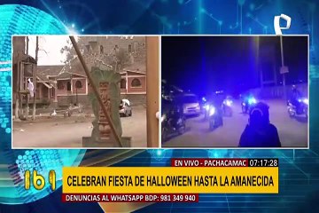 Celebran Halloween con fiestas y alcohol sin respetar las restricciones dictadas por el Gobierno