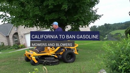 California to Ban Gasoline Mowers and Blowers