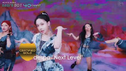 MUSIC RANK ASIA'S HOT 40 CHART CERTIFIED GOLD, PLATINUM & MOST VOTED SONG