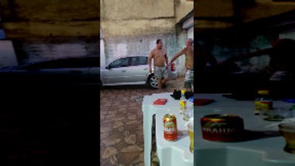 Drunken Flip Fail Makes Man Fall